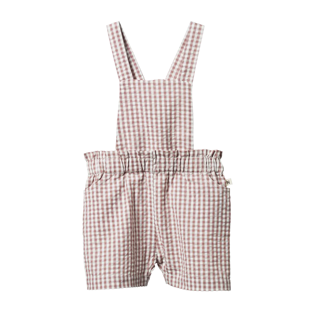 NATURE BABY SUMMER JUNE OVERALL TWILIGHT CHECK