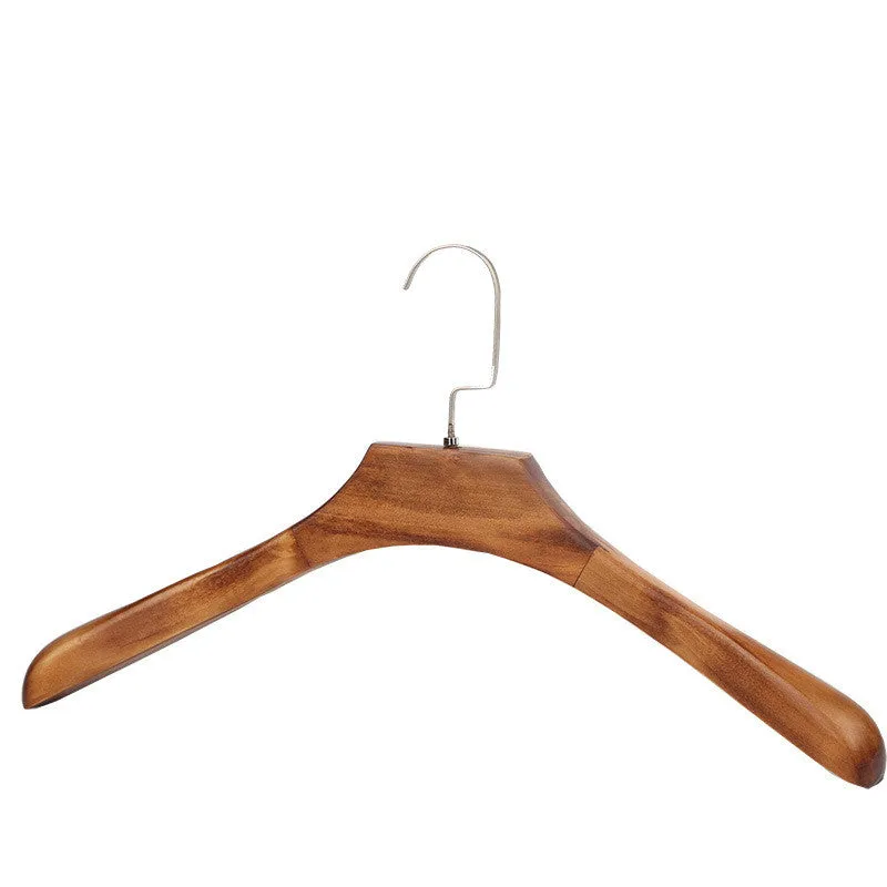 Non-marking Non-slip Solid Wood Hanger Clothing Store