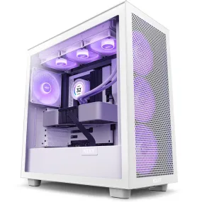 Nzxt Case H7 Flow Rgb White- Midi