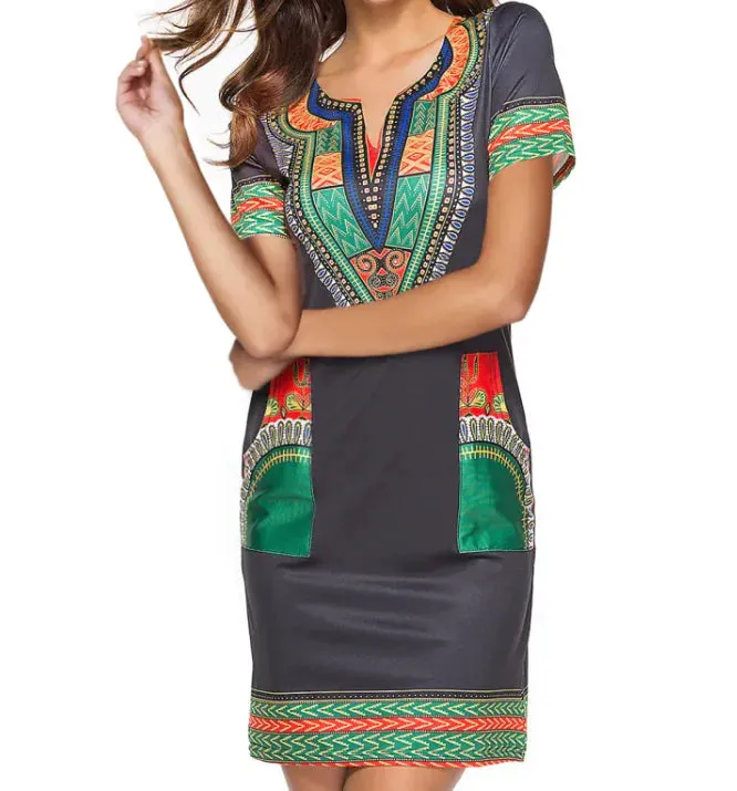 Our Cultural Elegance Slim Fit Dress