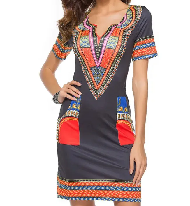 Our Cultural Elegance Slim Fit Dress