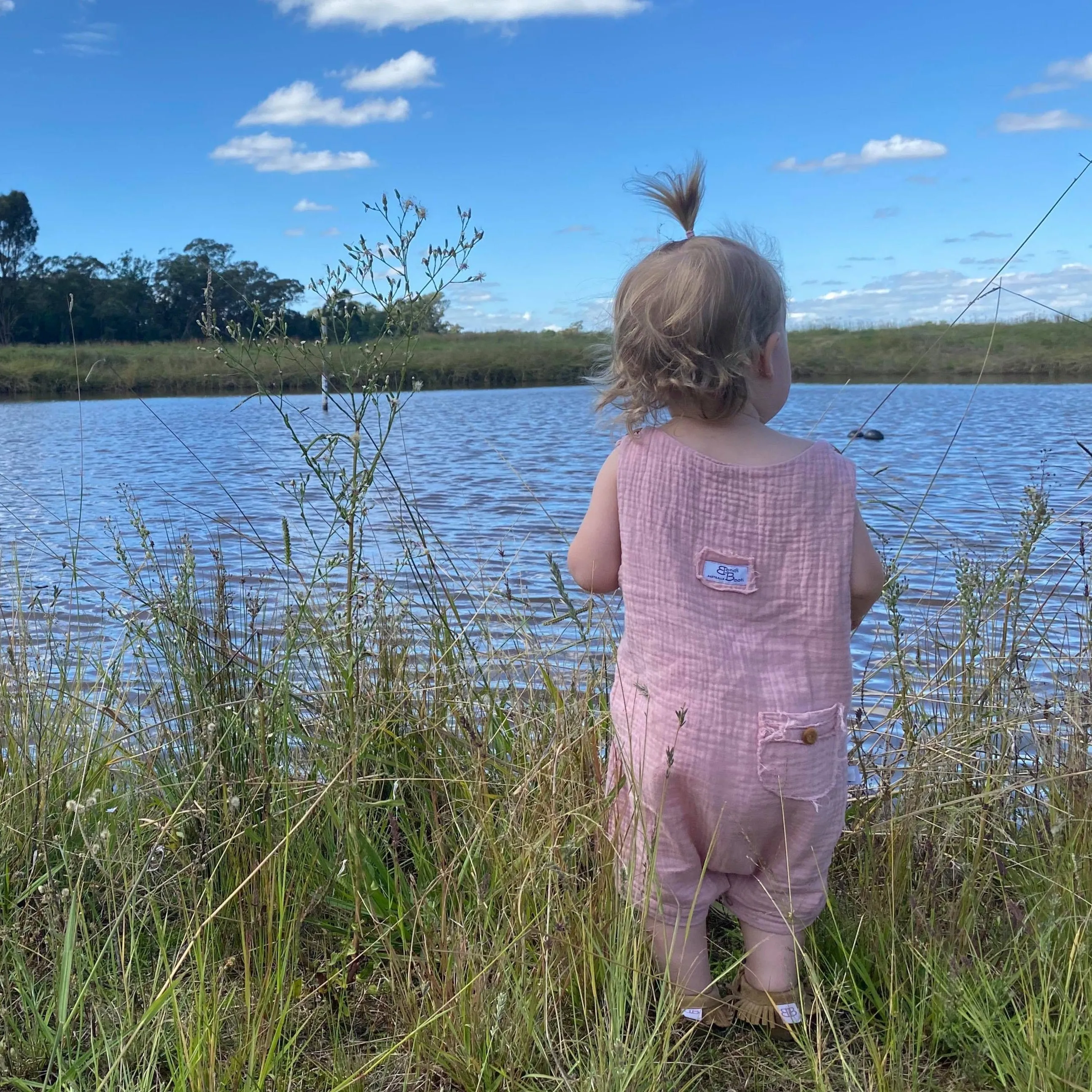 Overall Onesie - Dusty Pink