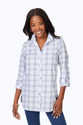 Pandora No Iron Breezy Plaid Tunic