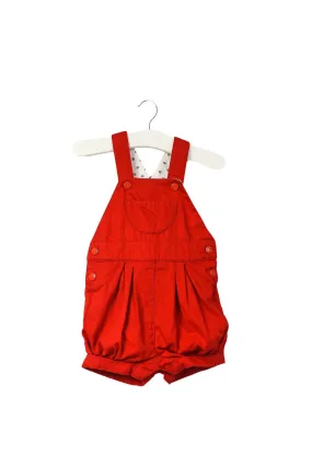 Petit Bateau Baby Overall Shorts 3M