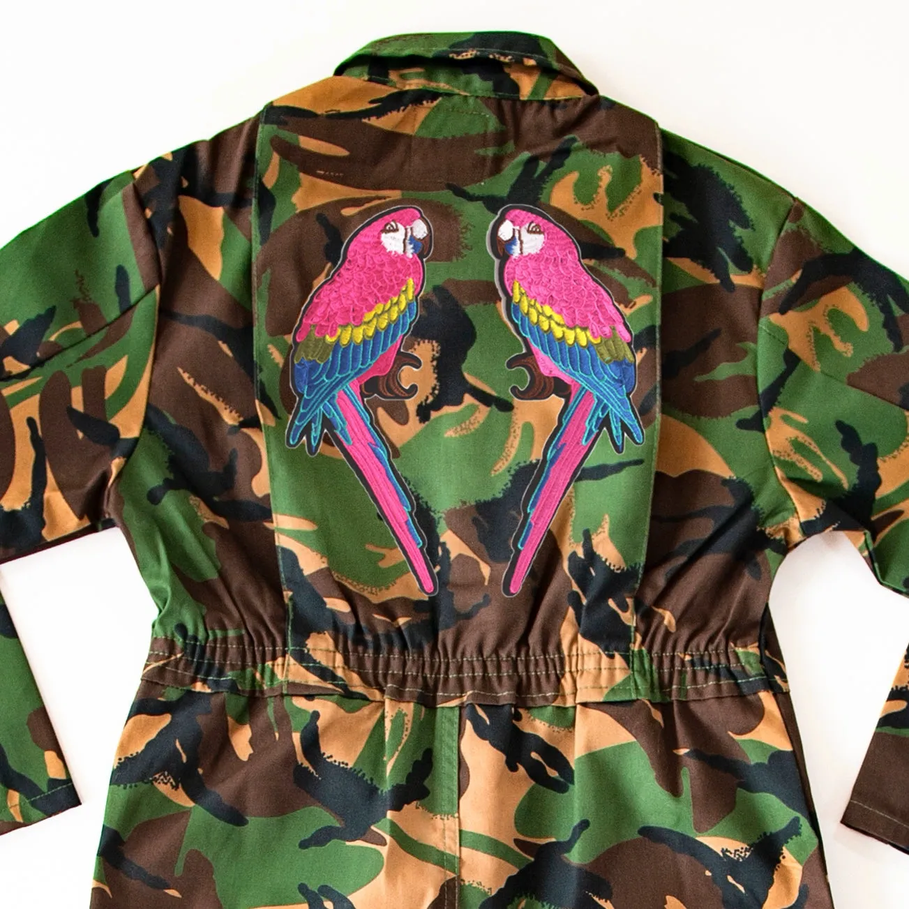 Pink Parrots Jumpsuit