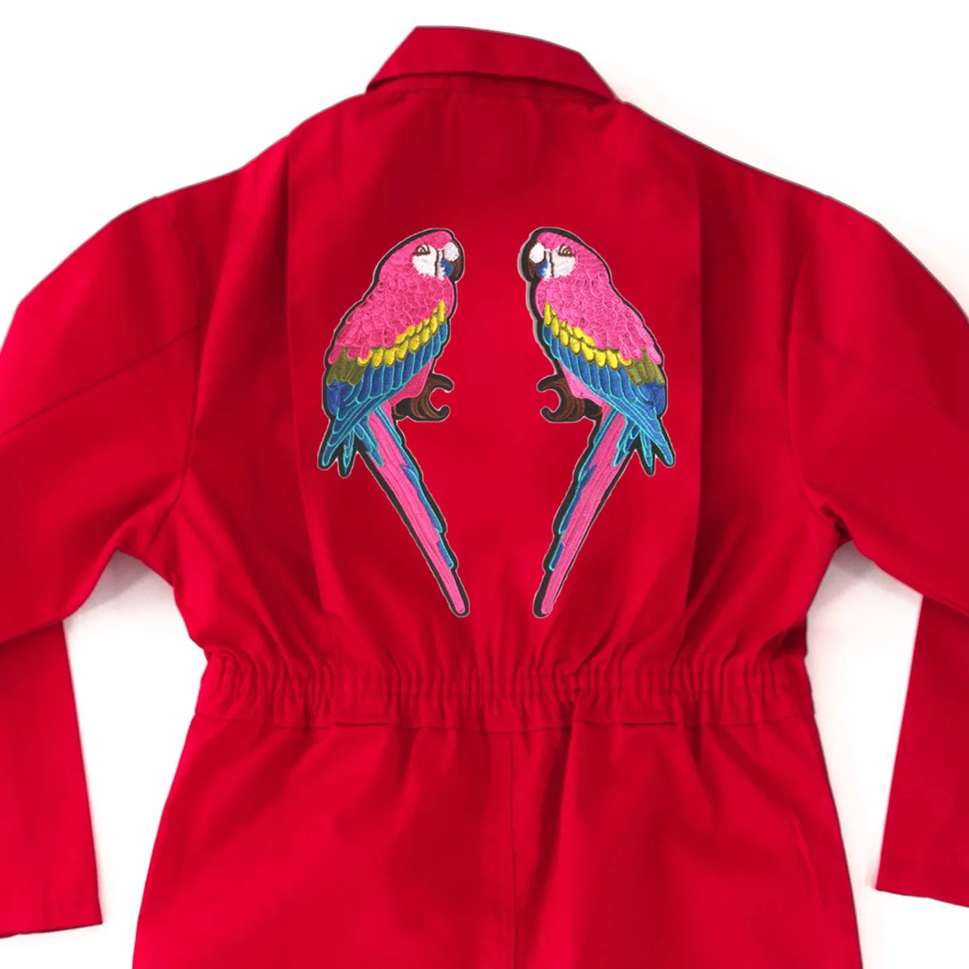 Pink Parrots Jumpsuit