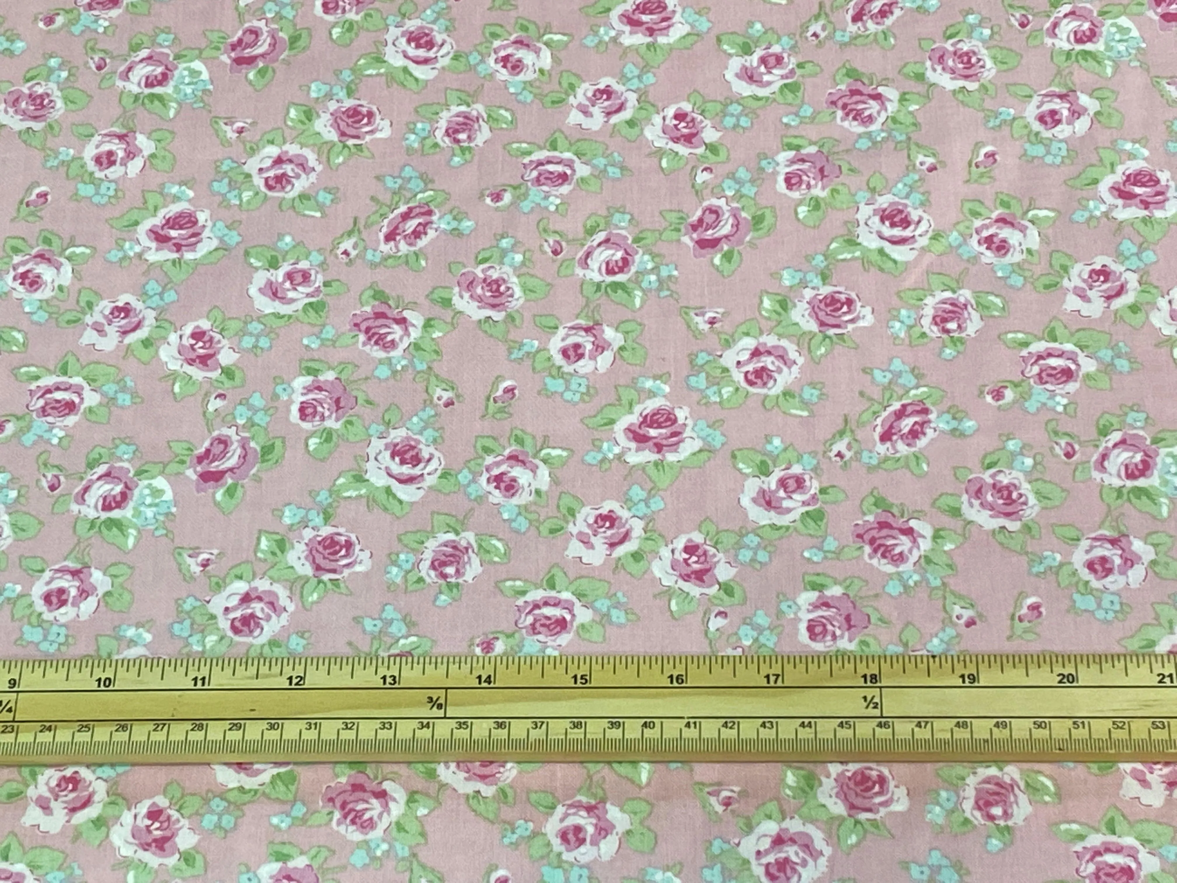 Pink Roses - Korean Patchwork Cotton