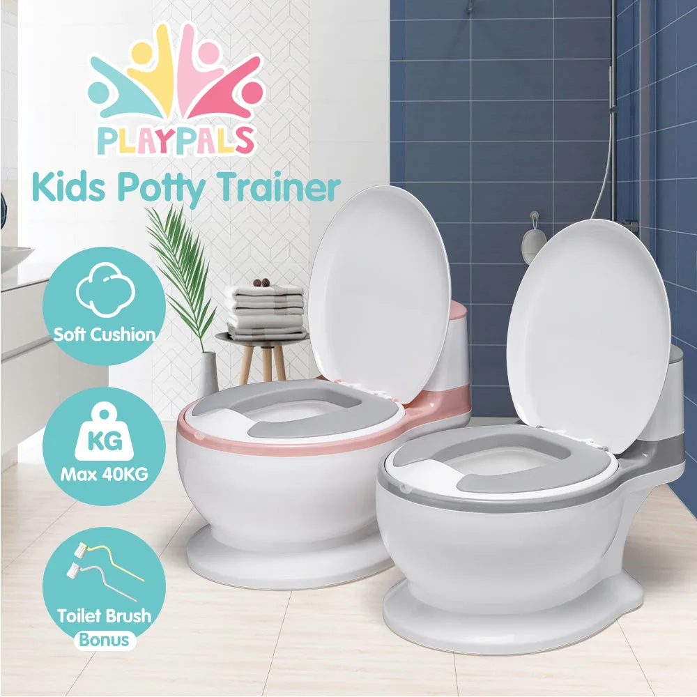 Playpals Kids Potty Trainer Seat Safety Toilet Toddler Training Child Non-Slip