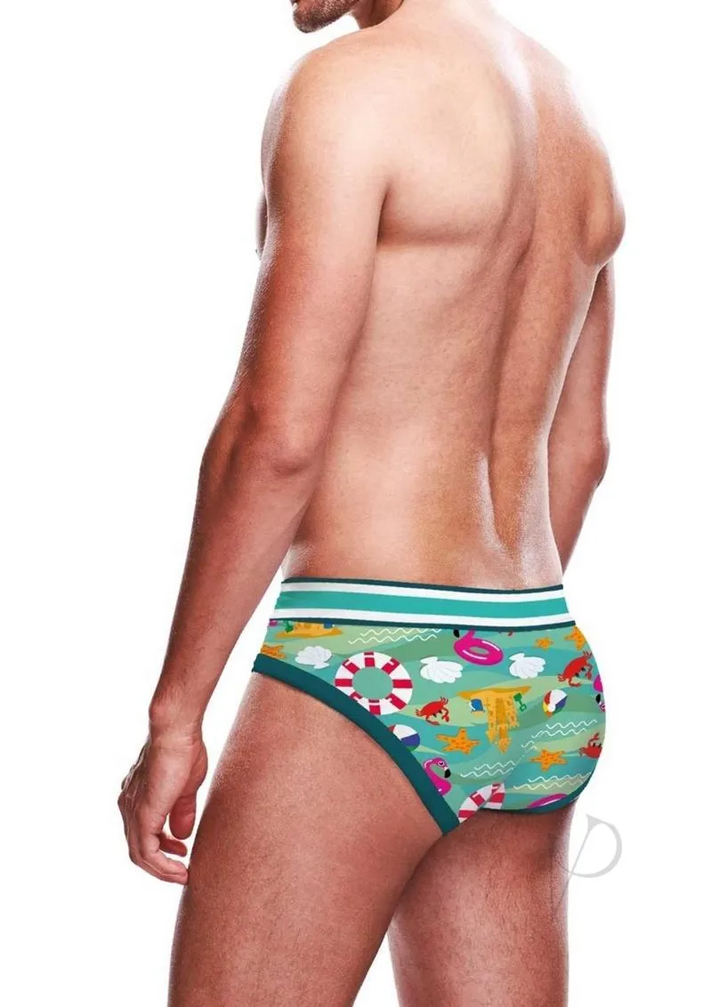 Prowler Beach Brief Lg Aqua Ss22(disc)