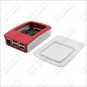 Raspberry Pi 3 Case For Raspberry Pi 3 B  Enclouser Box Red/white Casing