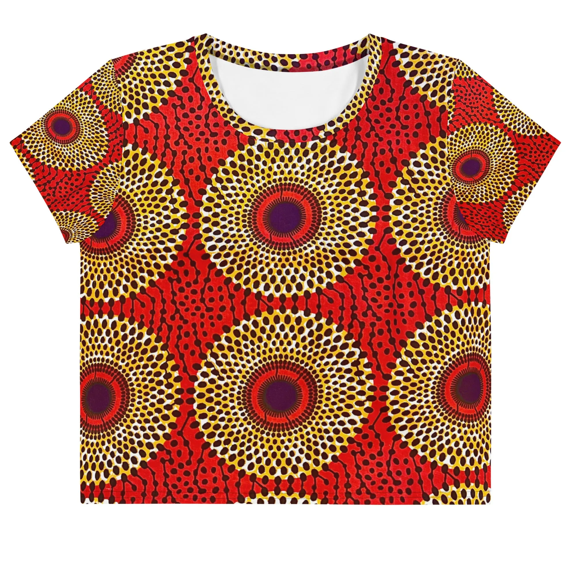 Rekiana Print Crop Tee