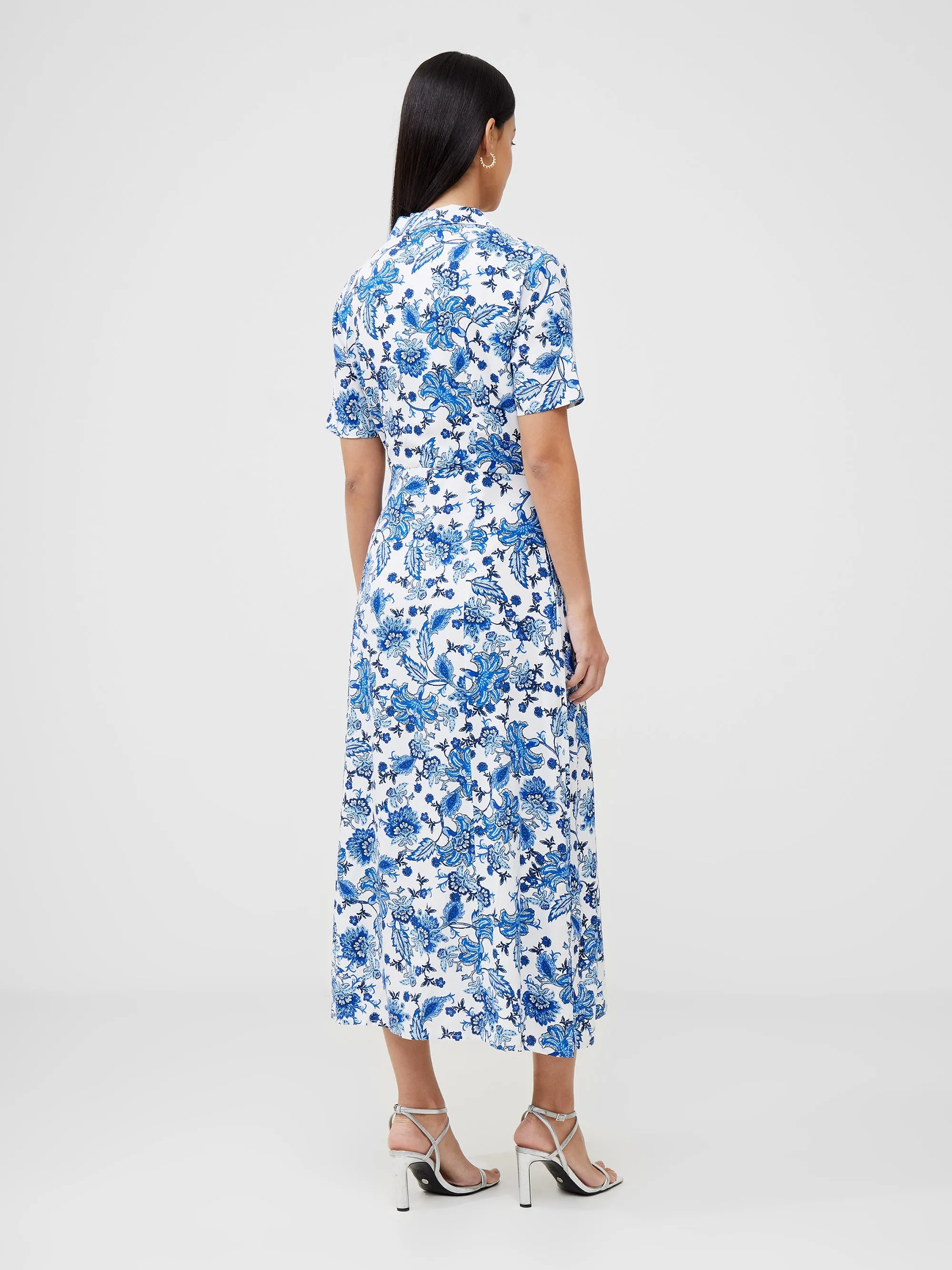 Rever Print Midi Dress