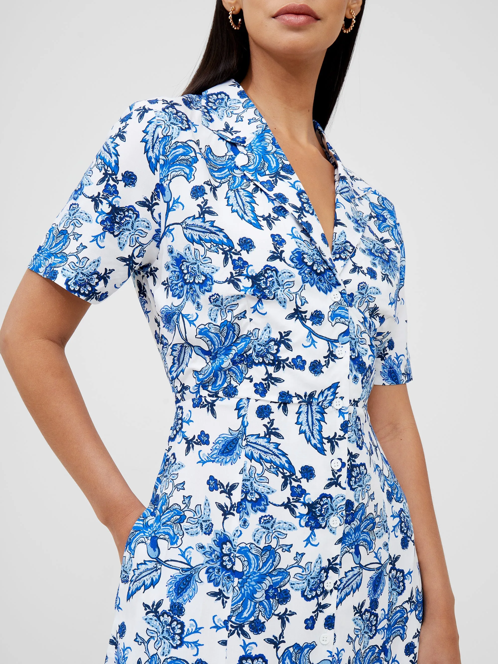 Rever Print Midi Dress