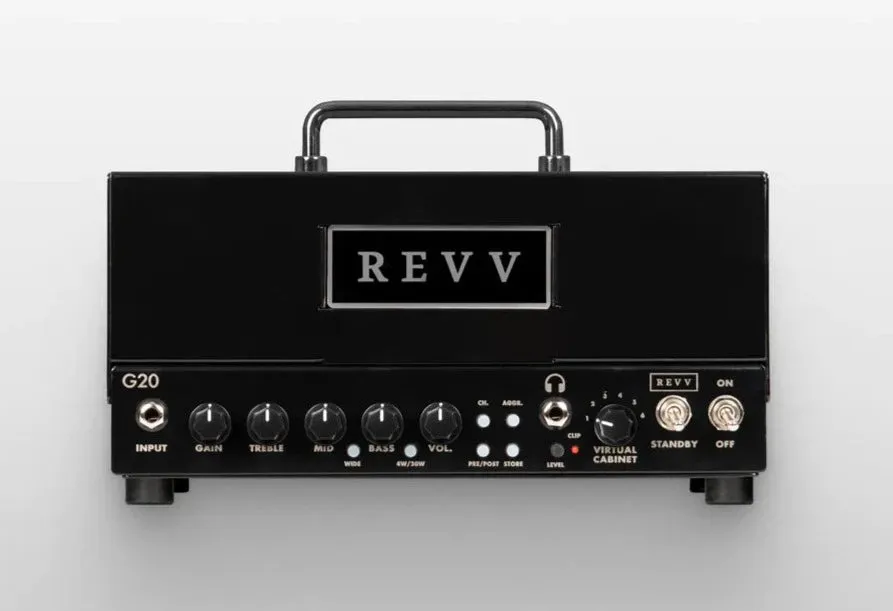 Revv G20 Tube Amp head w/ Two Notes Torpedo-Embedded reactive load & virtual cabs