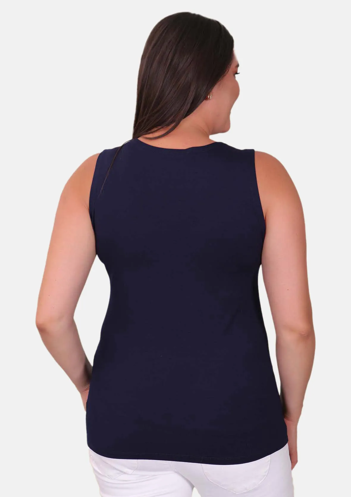 Round Neck Jersey Vest