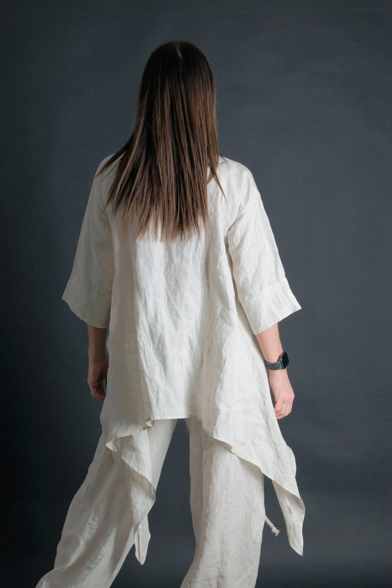 SABRINA Natural Linen Tunic