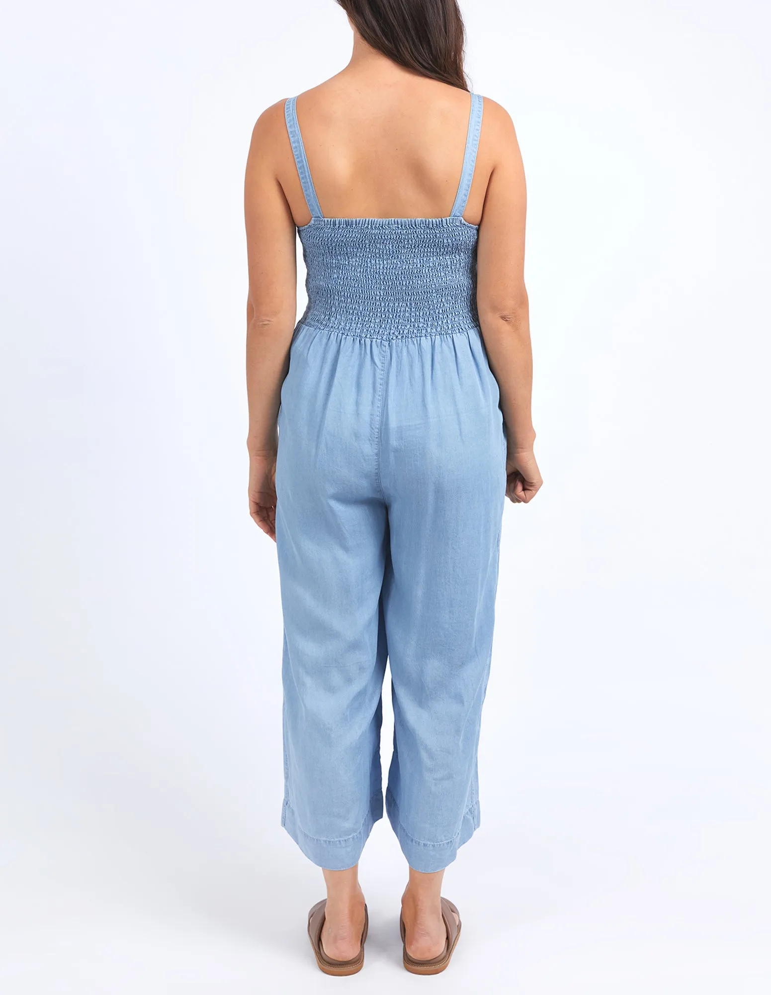 Sammie Jumpsuit Blue Chambray