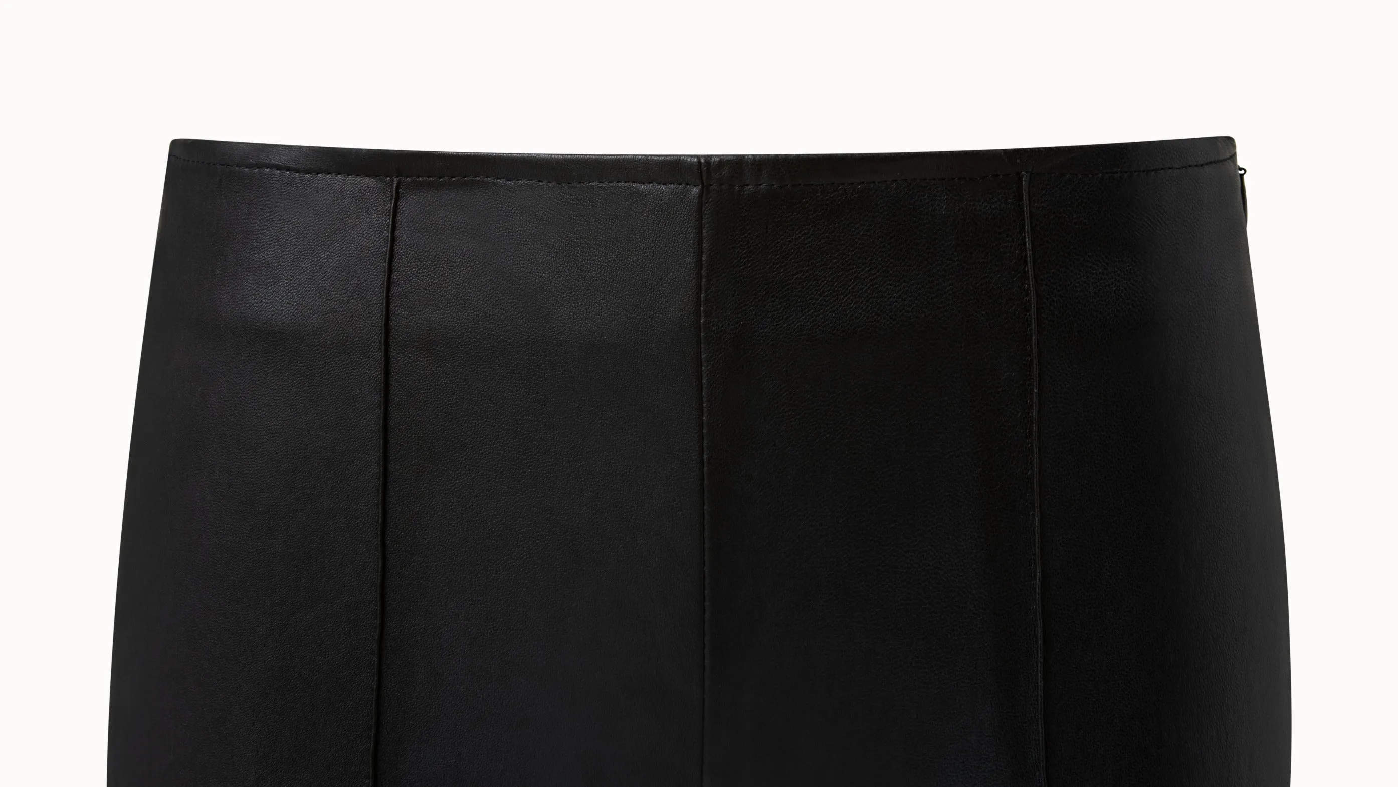 Slim Cut Leather Pants