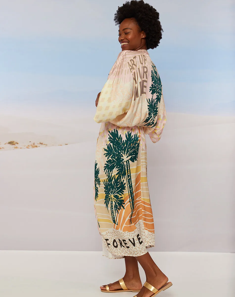 Sophia Kimono Vacation Dress