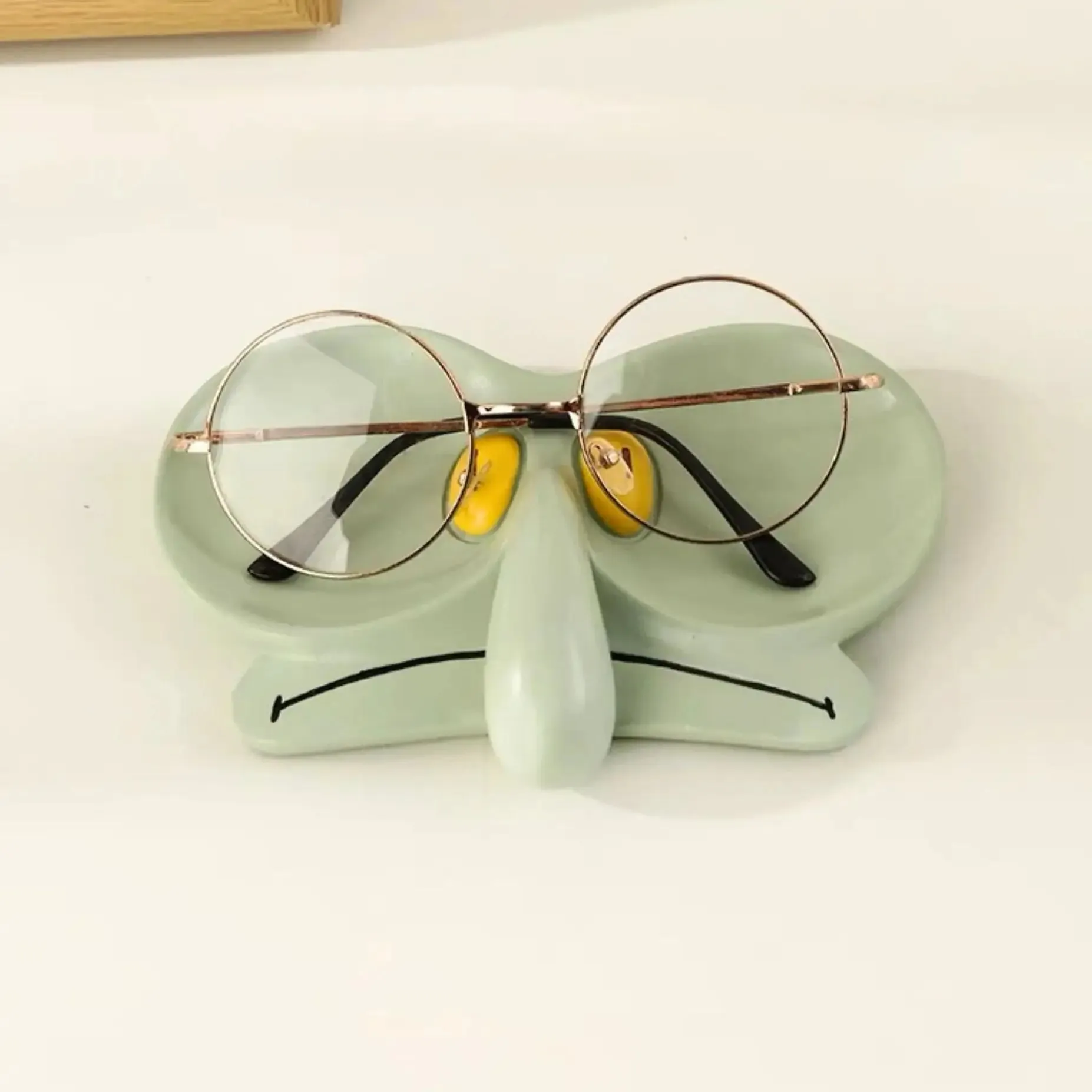 Squidward inspired Eyeglass Tray