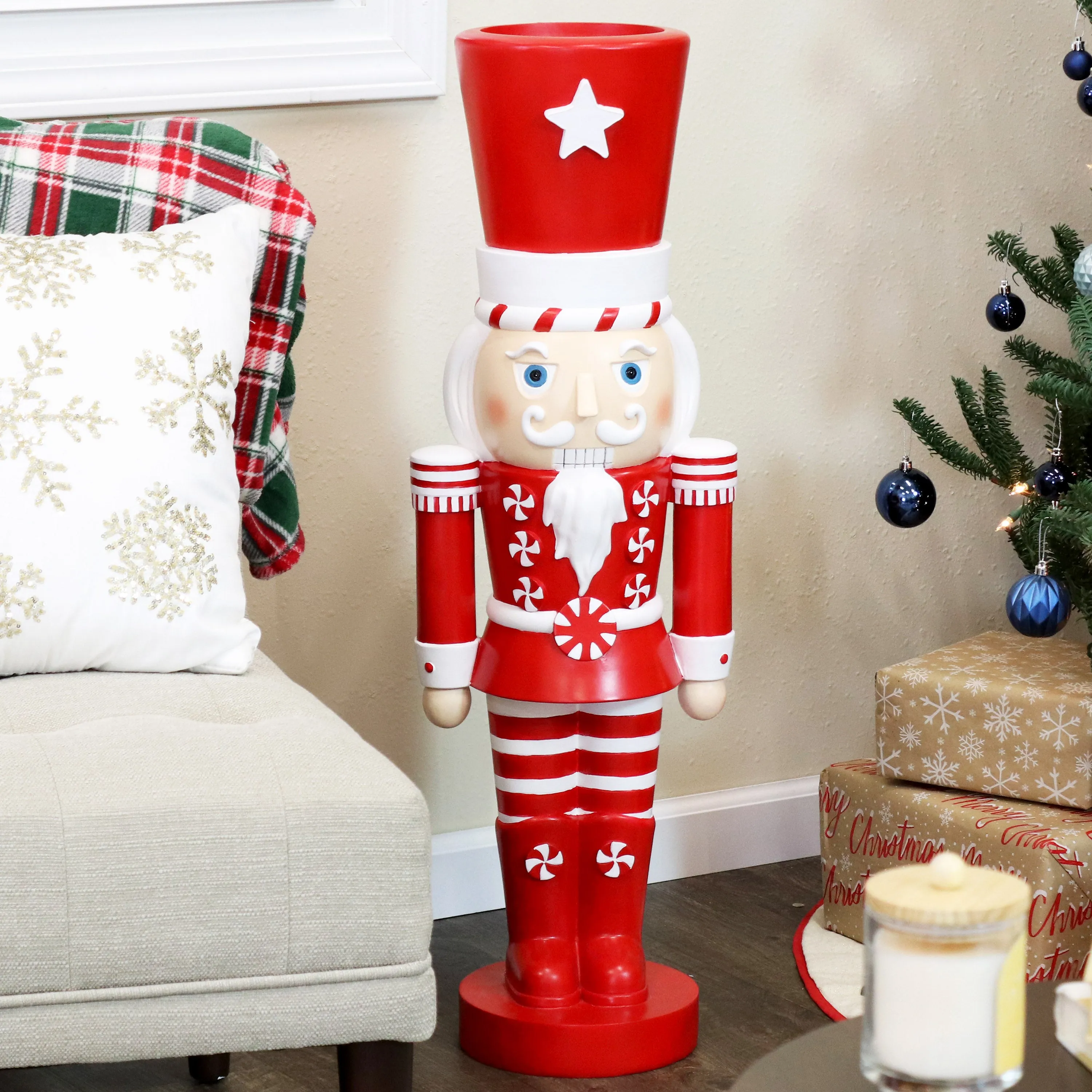 Sunnydaze Alfonso the Noble Large Christmas Nutcracker Statue - 36"