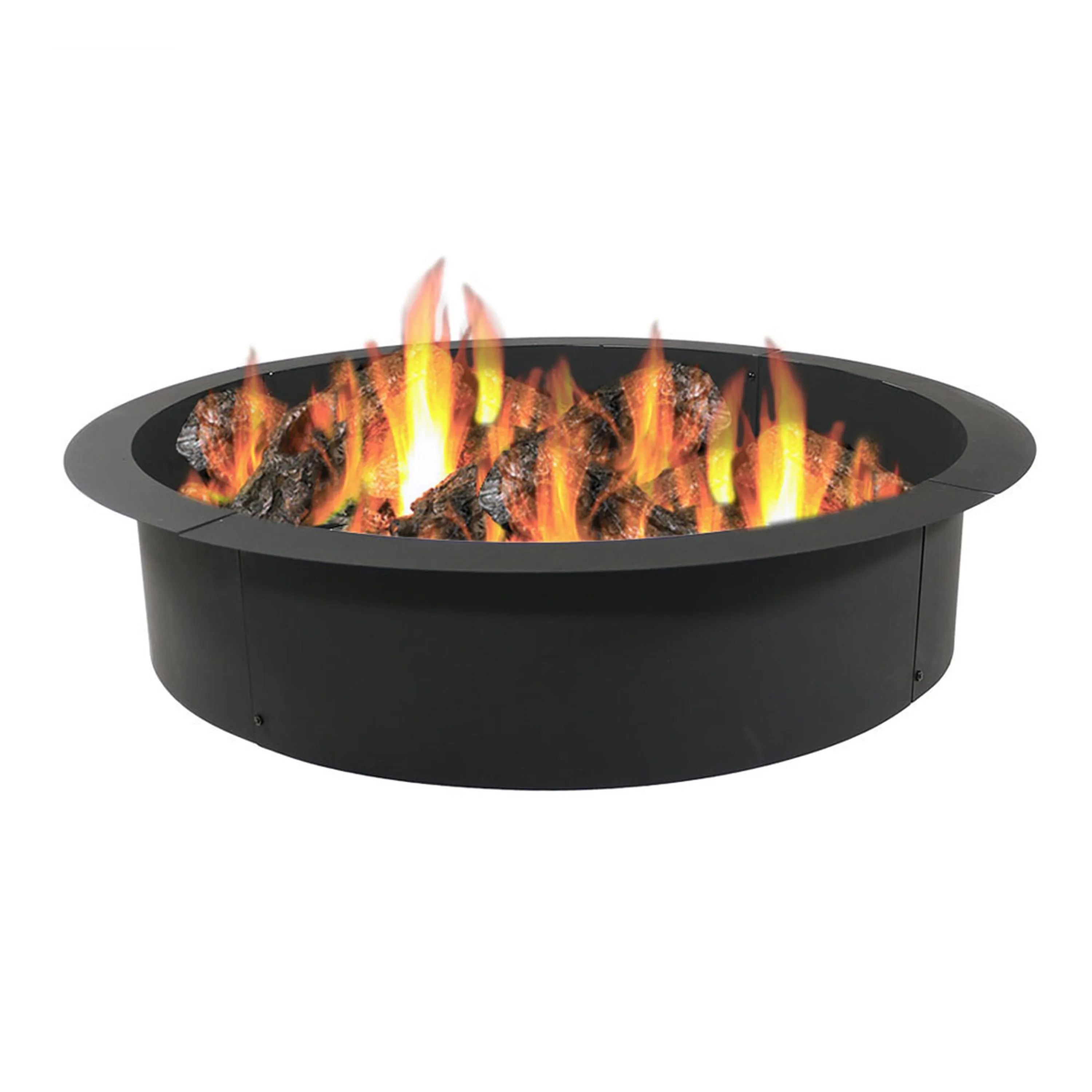 Sunnydaze Heavy-Duty Steel Fire Pit Ring Liner