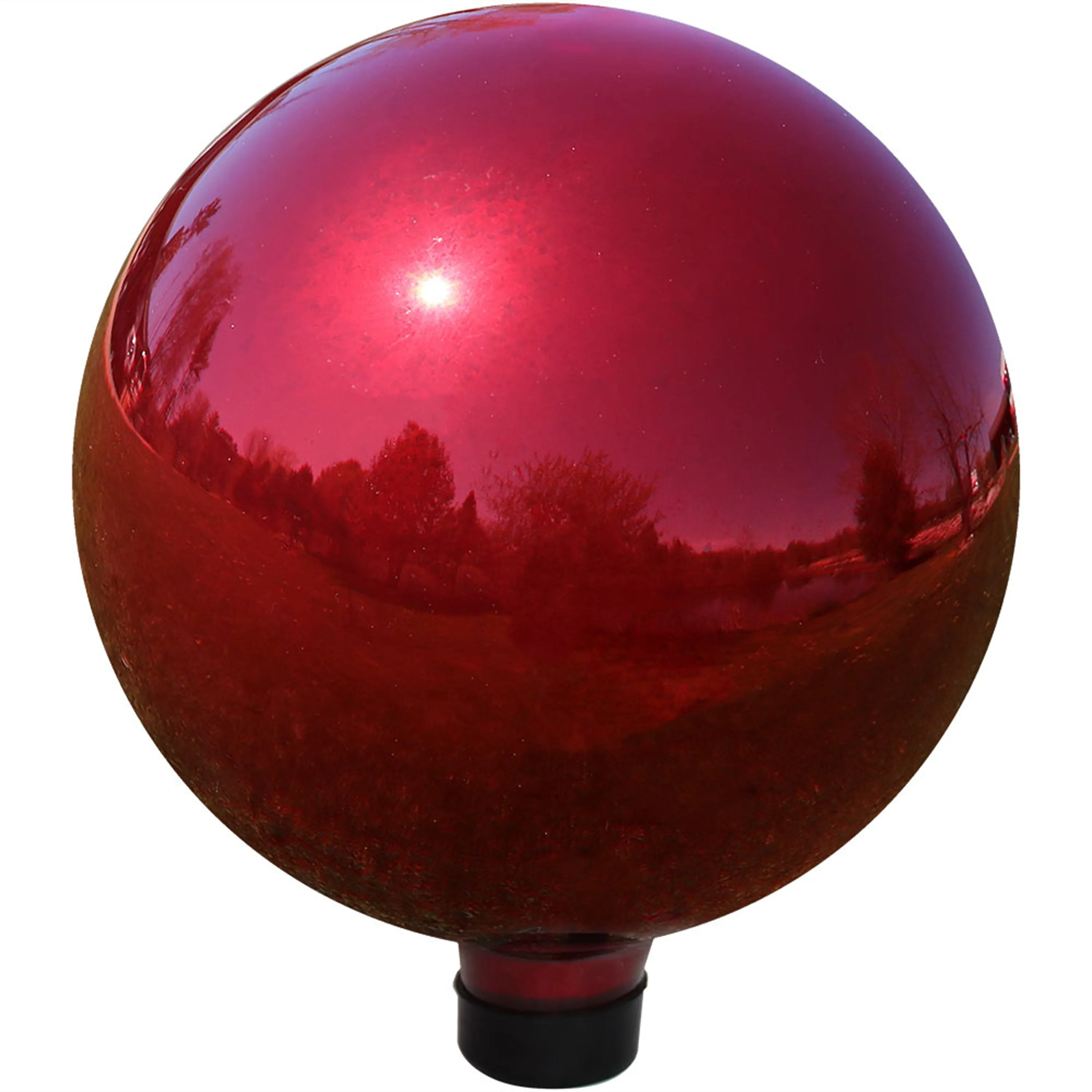 Sunnydaze Mirrored Glass Gazing Globe - 10"