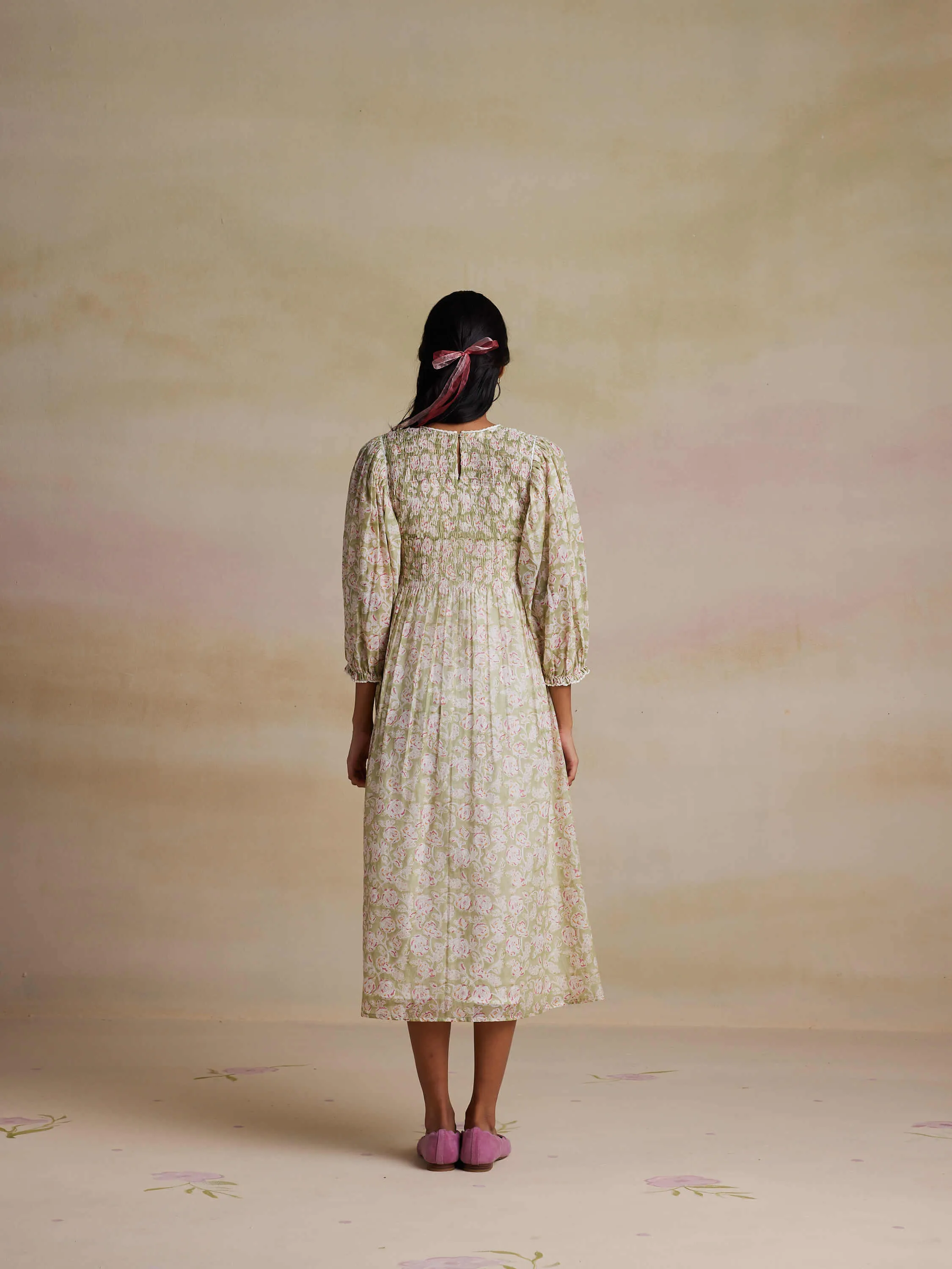 Tao Chintz Midi Dress