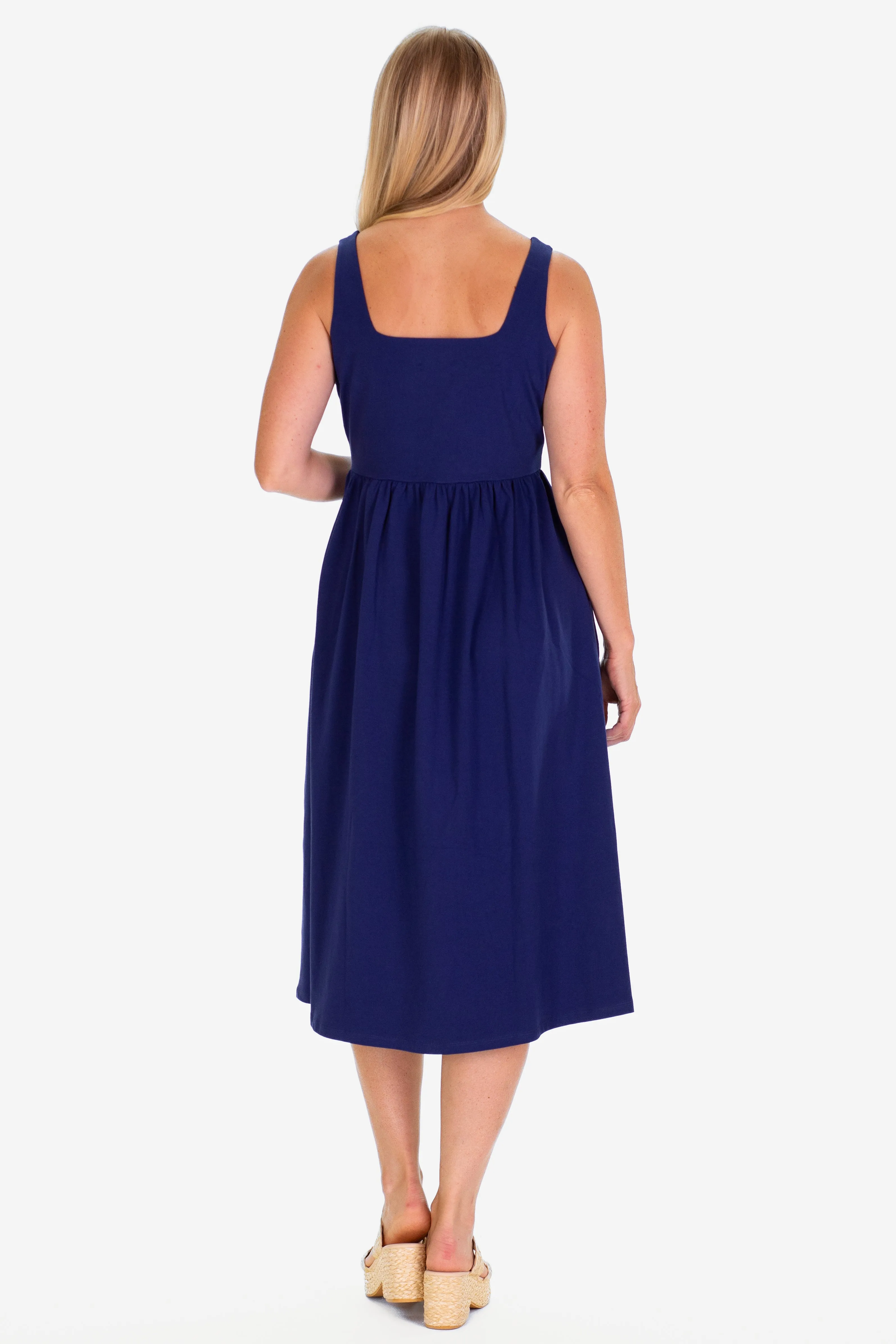 The Maebelle Dress in Royal Navy