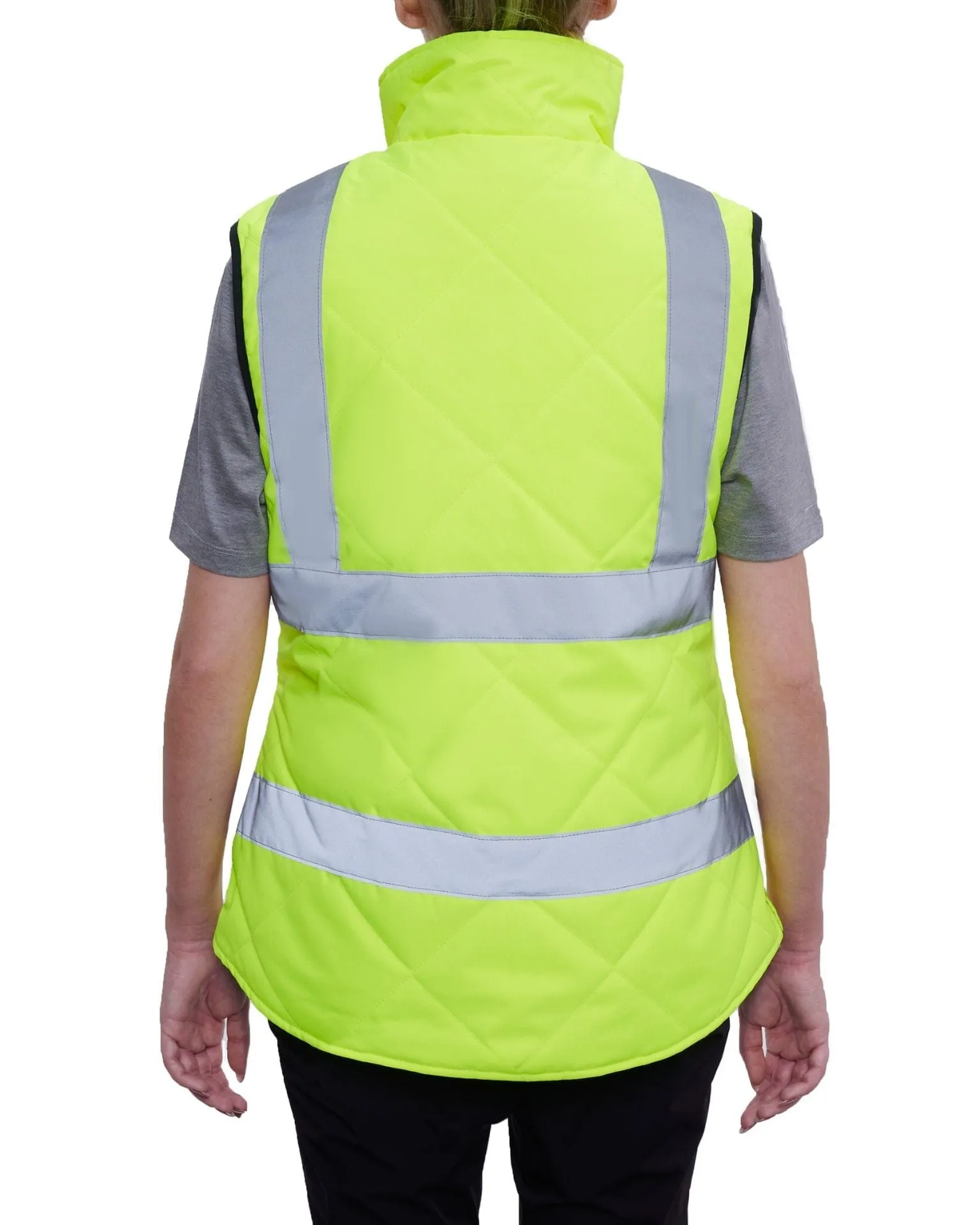 UHV995 HiVis Women's High Collar WarmUP Insulated Safety Vest