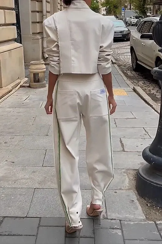 Unique design casual Suit pant