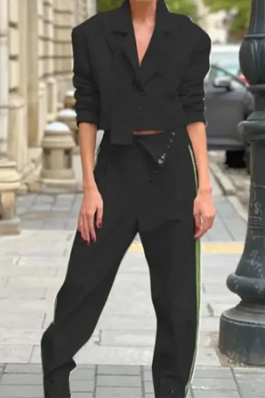 Unique design casual Suit pant