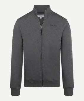 Vest met rits | Dark Grey Melange