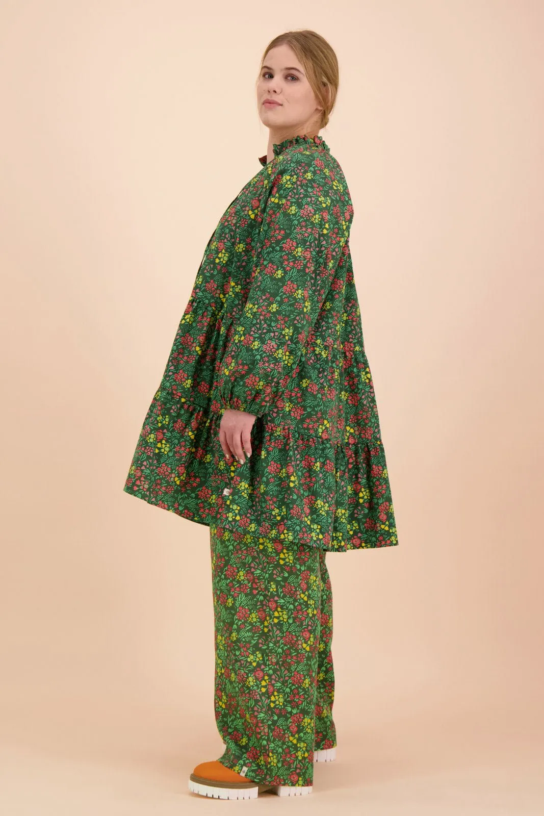 Voluminous Tunic, Green Meadow