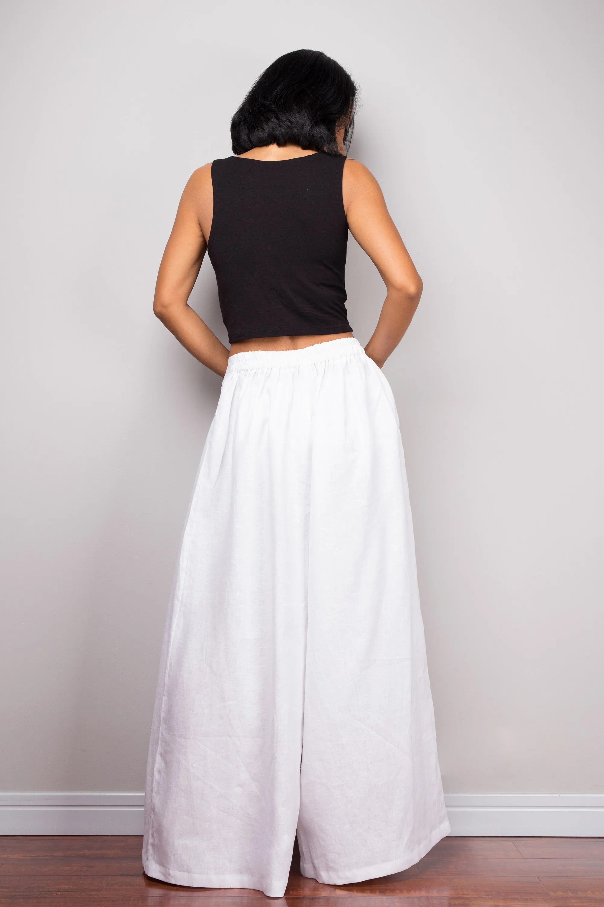 White Palazzo pants