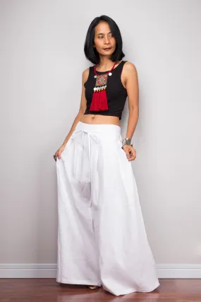 White Palazzo pants