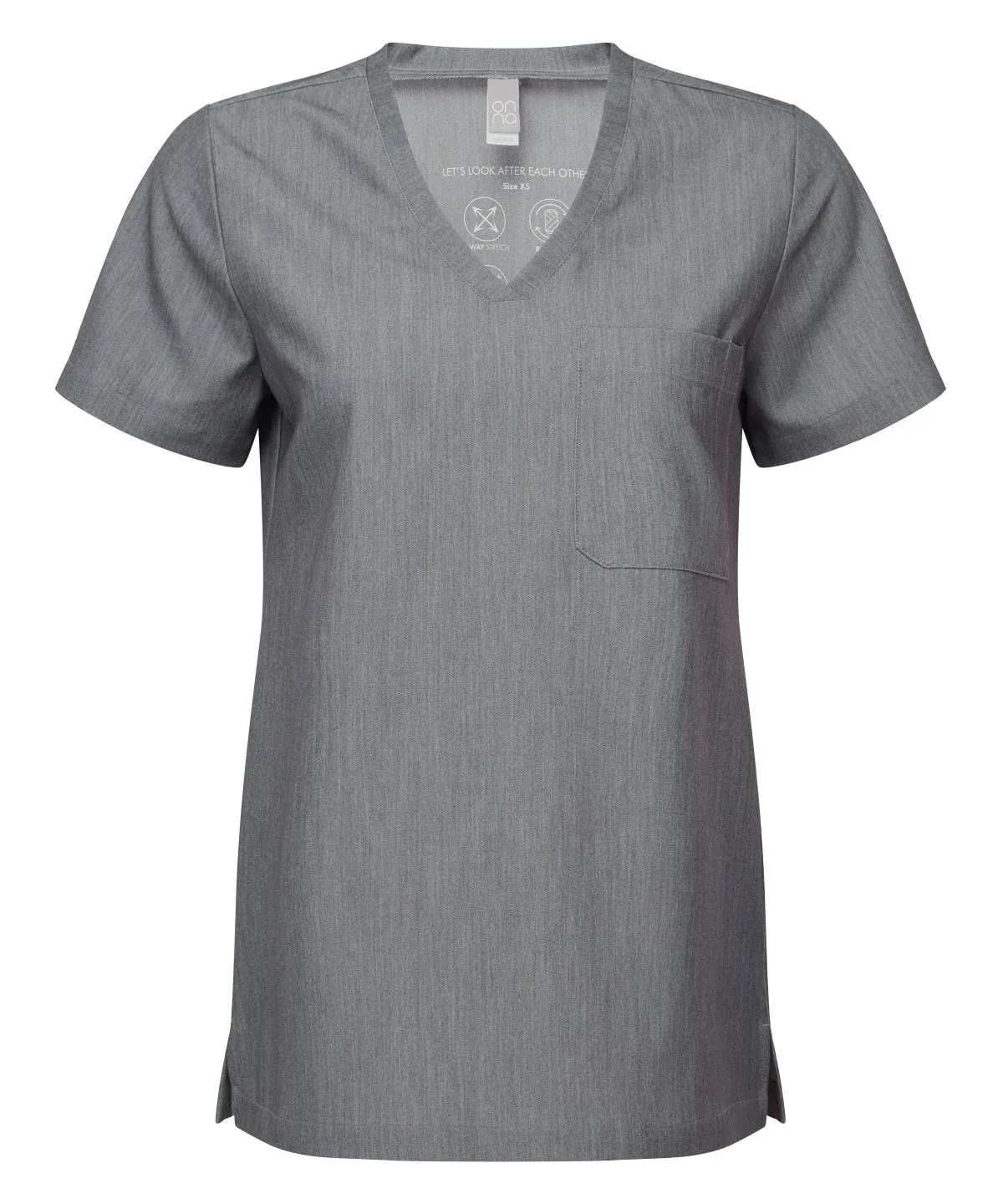 Womens Limitless Onna-stretch tunic | Dynamo Grey