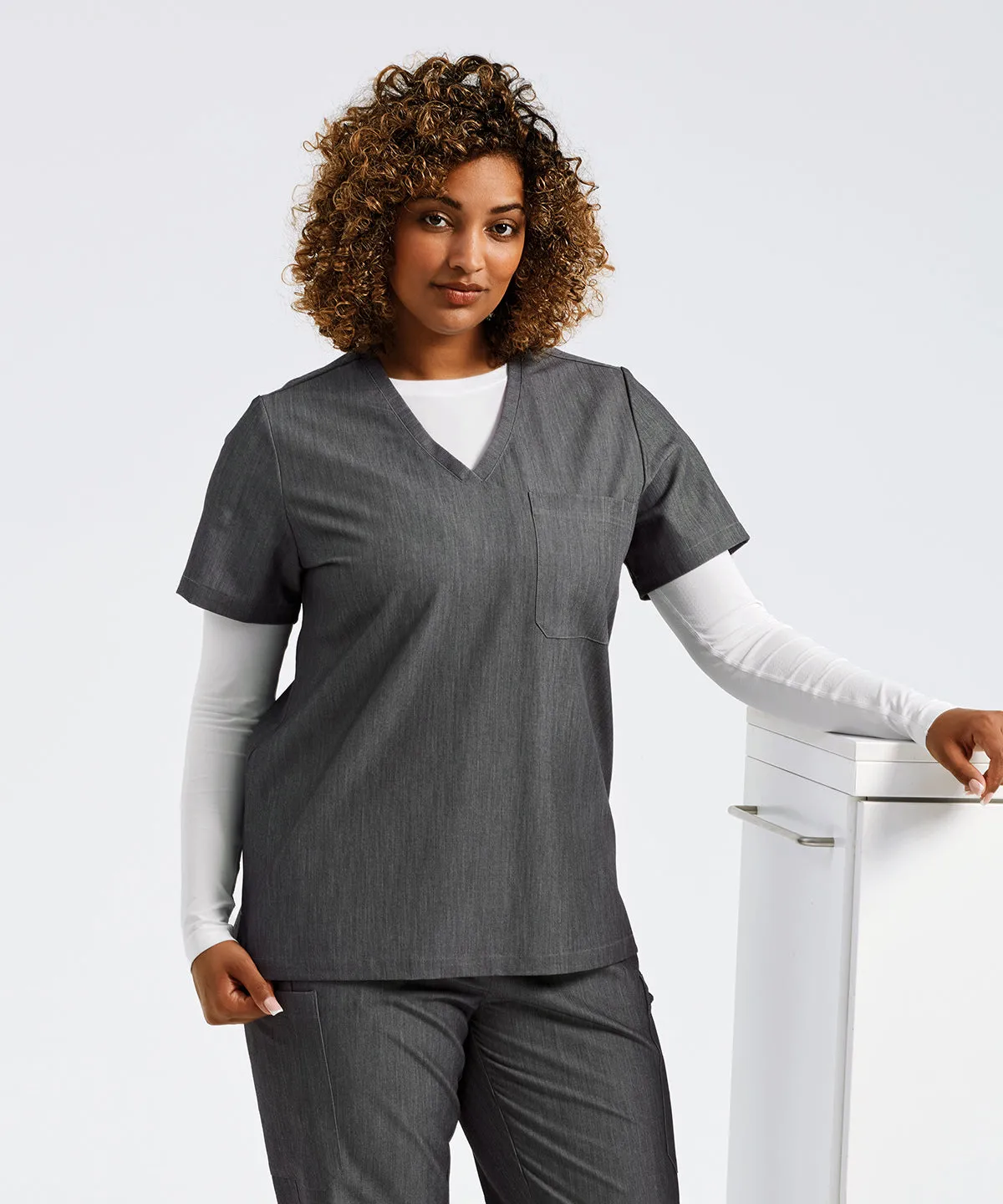 Womens Limitless Onna-stretch tunic | Dynamo Grey