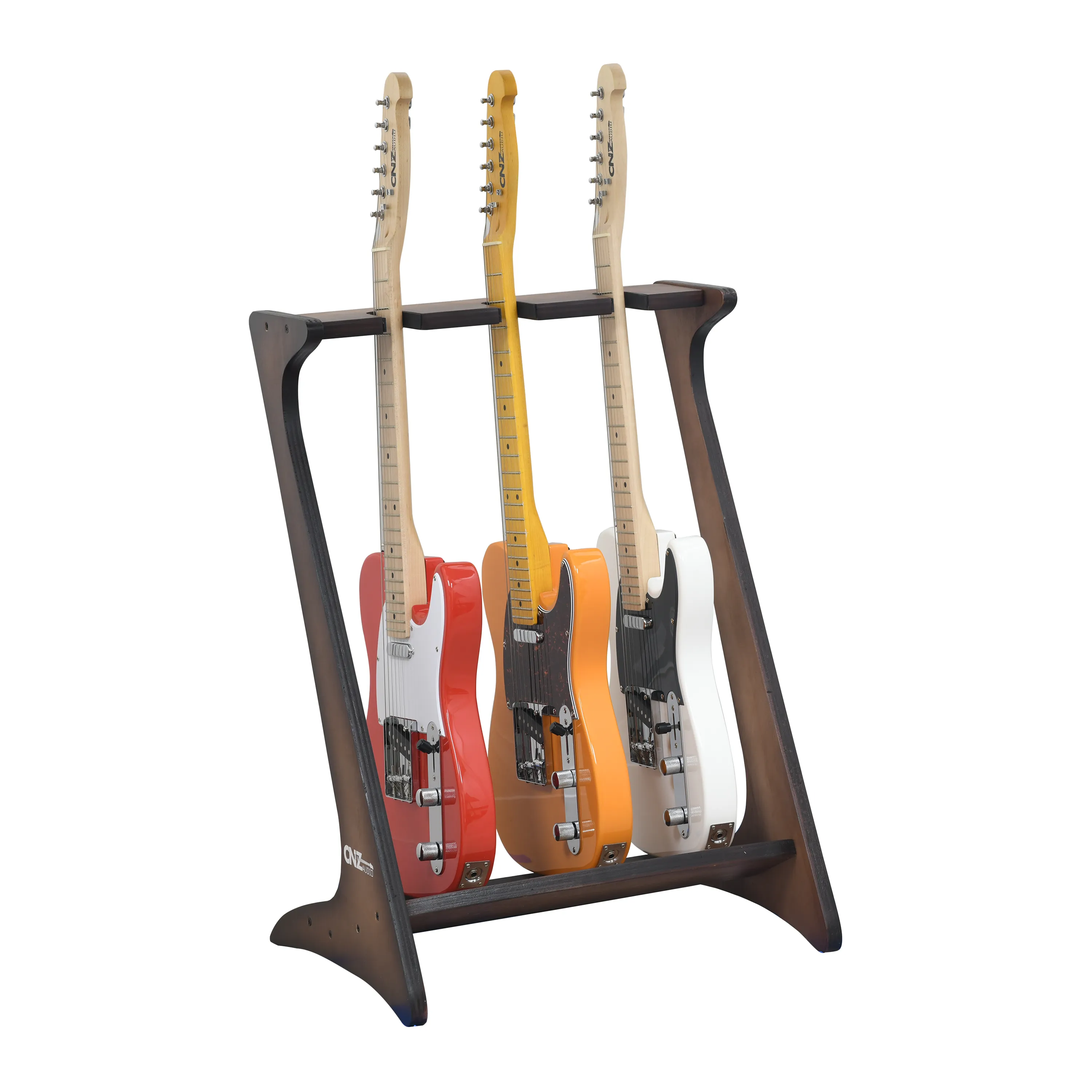 Wooden 3 Guitar Stand - Vintage