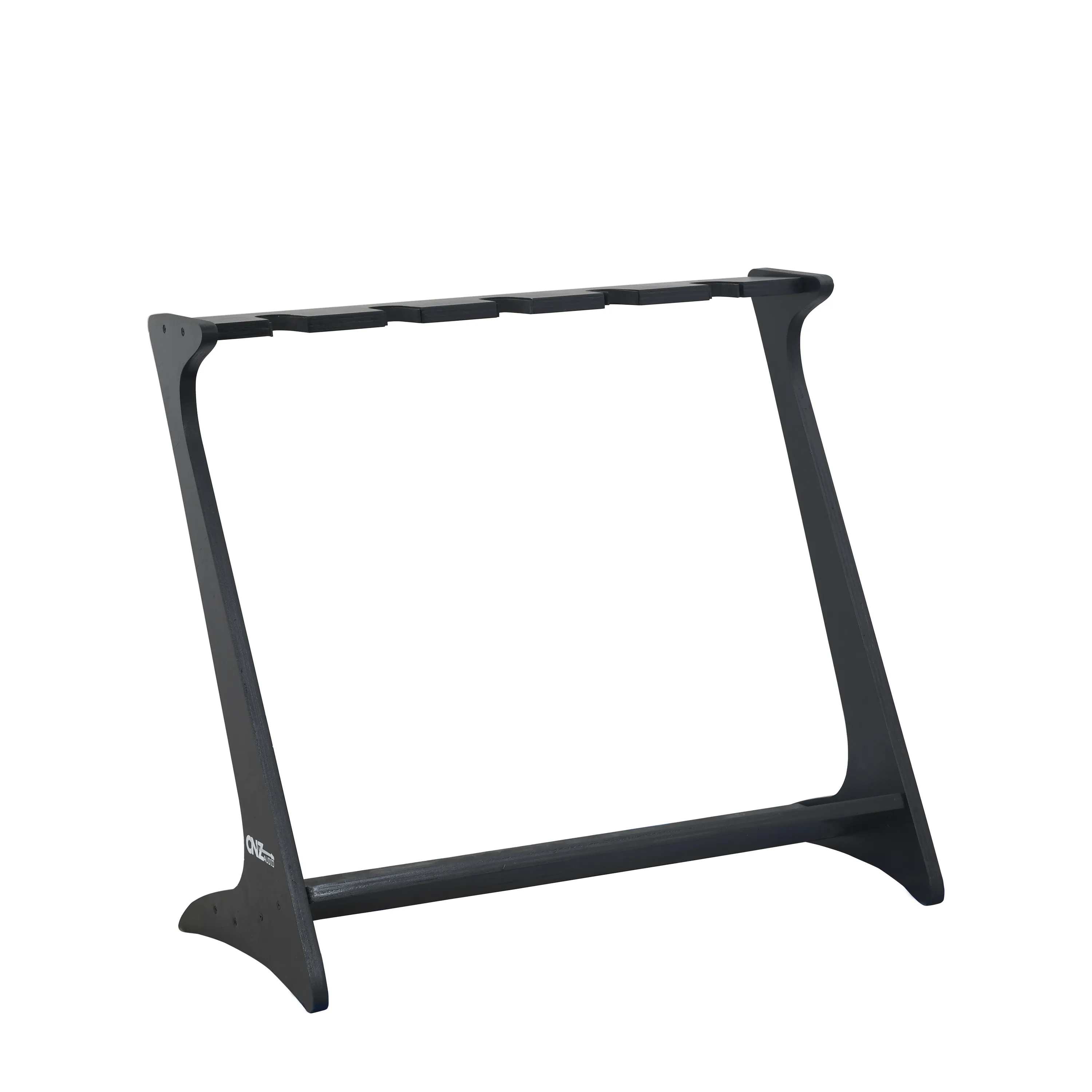 Wooden 5 Guitar Stand - Black