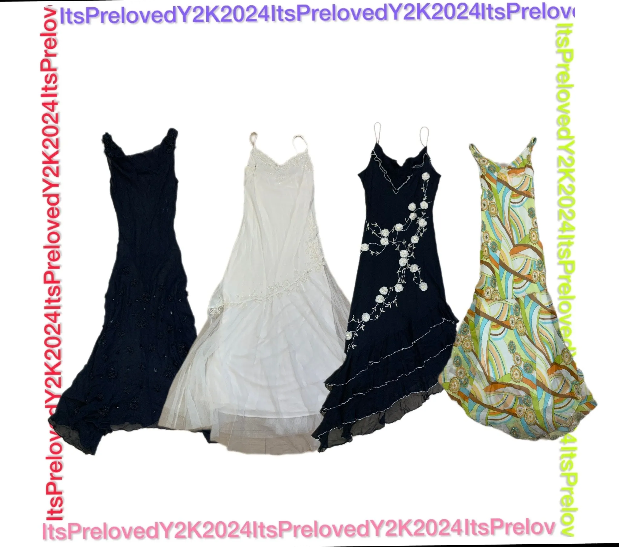 Y2k Italian Beaded Dresses(RX-474)