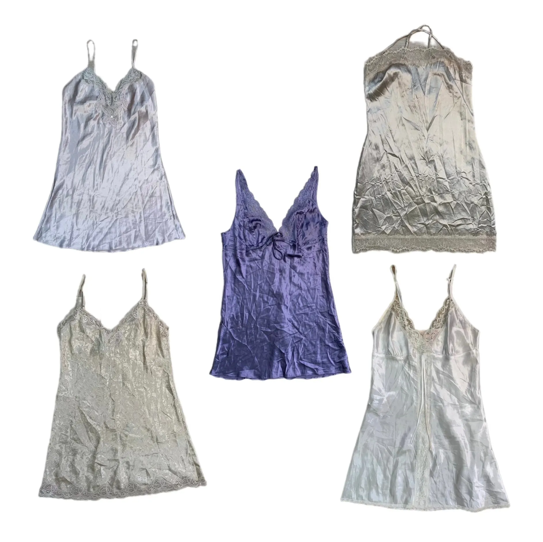 Y2k Muted Vibe Slip Dresses (RX-317)